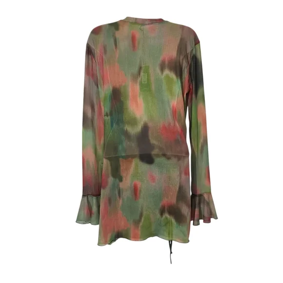 Fashion Nova Olivia Cut Out Mesh Cover Up Dress NWT - Picture 5 of 6